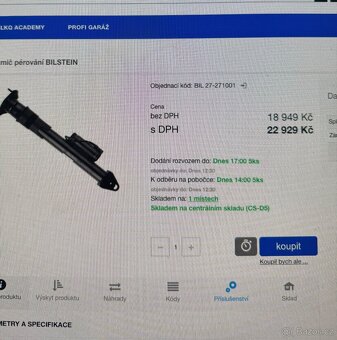 Tlumic zadní Mercedes GL/GLS-X166 - A1663200930 (27-271001) - 5