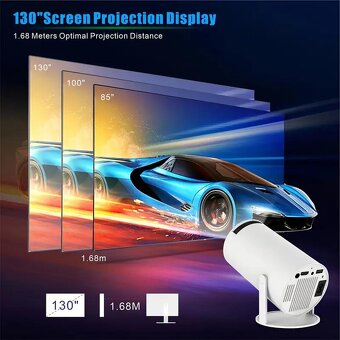 Projektor (4K ULTRA HD) s Wi-Fi MAGCUBIC HY300 PRO bílý/bílý - 5