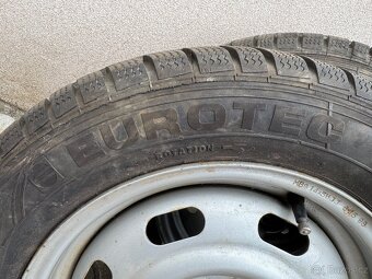 Plechové disky 185/60 R14 zimní pneu - 5