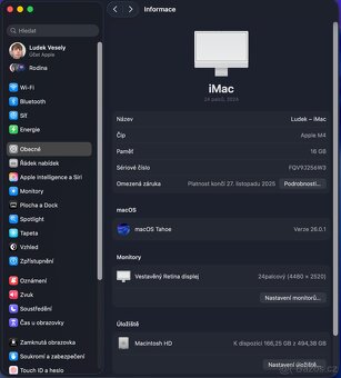 Apple iMac 2024 |M4|10CPU|10GPU|RAM-16 GB|512 GB - 5