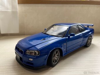 NISSAN Skyline GT-R R34 V-Spec II / AUTOart 1:18 DieCast - 5