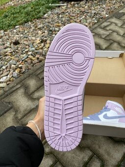 Jordan 1 Mid Fialová Indigo Haze, velikost 43 - 5