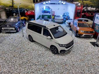 model auta VW T 6.1 California  biela farba Otto mobile 1:18 - 5