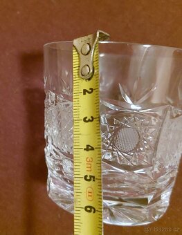 Broušené skleničky na Whisky a kompt.misky. - 5