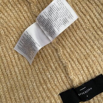 Dámská béžová pletená čepice vel. 56-58 - 5