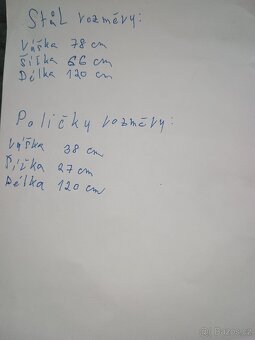 Psací stůl a poličky - 5