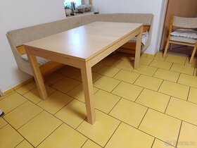 Jídelní stůl IKEA Bjursta rozkládací 140/220x85 - 5