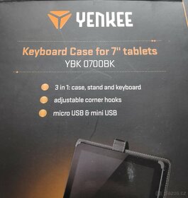 Pouzdro pro tablet Yankee 7" s klávesnicí. - 5