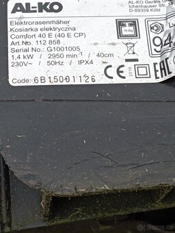 Elektricka sekacka AL-KO, Comfort 40 E - 5