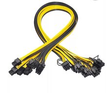 GPU kabel 50cm z 6pin - 6+2pin pro breakout board - 5