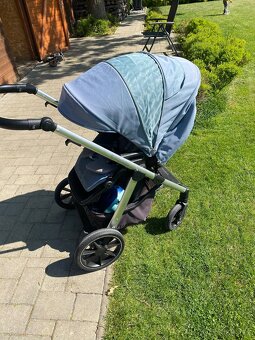 Kočárek kombinovaný BabyDesign Bueno tyrkys - 5