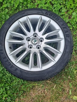 Alu kola 5x112 originál Škoda Octavia II 225/45 R17 - 5