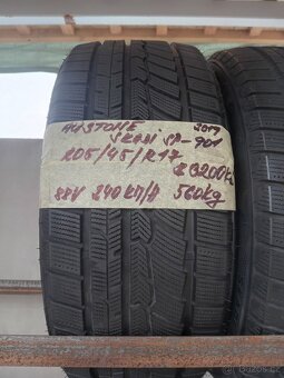 Sada zimních pneu 205/45/17.Austone. - 5