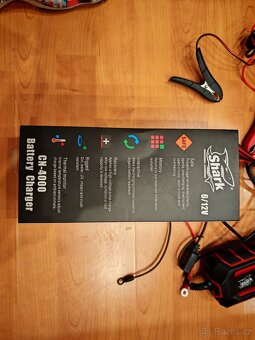 Nabiječka Shark CN-4000 12V a 6V baterii - 5