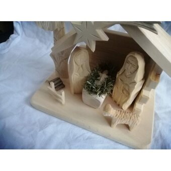 Dřevěný betlém 14D1 - 5