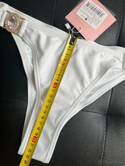 Bílé plavky diamond vel. M, nové s visačkou - 5