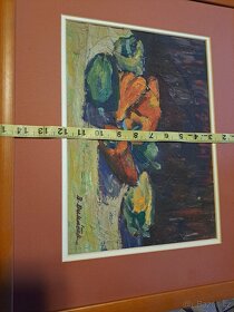 Obraz - Olej na Plátně B. Bukáček - 5