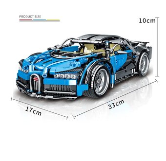 Stavebnice Bugatti Chiron kompatibilní s LEGO - 5
