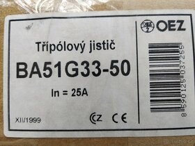 Jistič ,deon OEZ BA51-33-50 a BA51G33-50 - 5