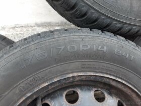 zimní pneumatiky Nokian 175/70R14 84T + disky Peugeot 206 - 5
