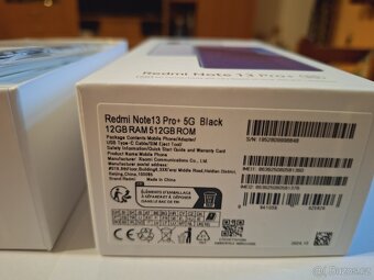 NOVÝ, Xiaomi Redmi Note 13 Pro+ 5g 512gb/12gb - 5
