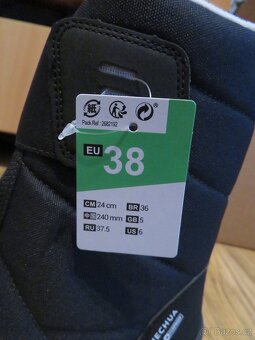 Dětské zimní boty Quechua vel 38 s cedulkou - 5