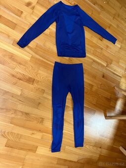 Zimní lyžařská souprava a termo oblečení vel 158-164 - 5