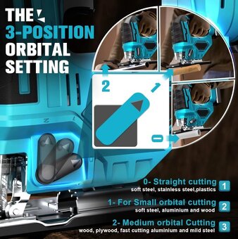 Přímočará aku pila 18V - skladem - 5