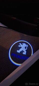 Bezdrátové LED LOGO projektory Peugeot - 5