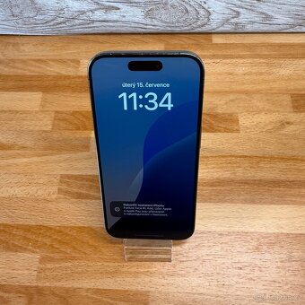iPhone 15 Pro 256GB, modrý Titan, eSIM (rok záruka) - 5