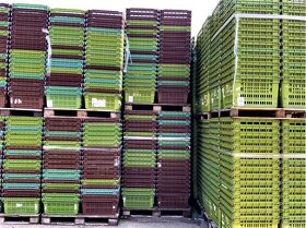 Plastové přepravky Plastová krabice Košík Skladování Přeprav - 5