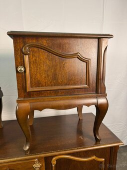 Starožitná komoda s nočními stolky (137002) - 5