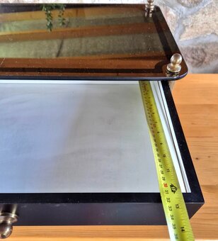 Skleněný stolek dvoupatrový - 5