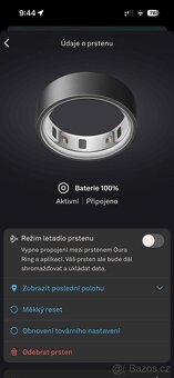 Oura Ring 4.generace, Stealth, vel.14, záruka - 5