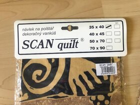 2 polštářky SCAN quilt a 2 povlaky - 5