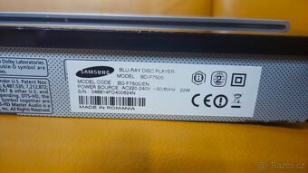 Bluray prehravac samsung BD-F7500 - 5