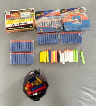 NERF sbírka – 16 blasterů + 150+ nábojů – MEGA, Modulus, Zom - 5