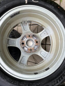 4x alu disky 4x100 R14, letní pneu 70% - 5