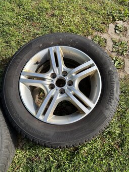 4x Alu kola 5x100 r15, ET 48, 6JJx15 + pneu 195/65 R-15 - 5