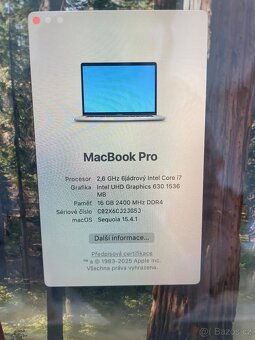 MacBook Pro 15” - Intel Core i7, 16 GB RAM, 512 GB SSD - 5