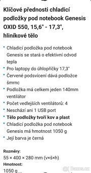 Genesis OXID 550 - 5