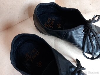 Taneční boty Jazzovky, kožené, velikost 39 - 5