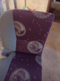 Škoda Felicia fialova mystery interiér sedačky - 5