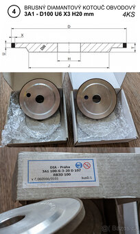 Brusné a řezací diamantové kotouče - 5