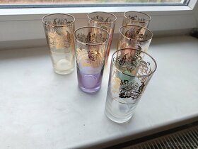 6 kusů barevných sklenic - 5