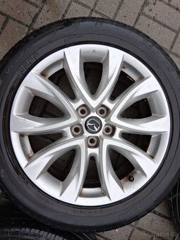 MAZDA CX-5 5x114,3 R19 ET50+LETNÍ 225/55R19 4mm - 5