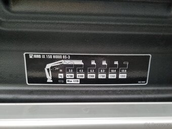 NOVÝ NEJETÝ MERCEDES ATEGO 1627 NOSIČ KONTEJNERU + RUKA HIAB - 5