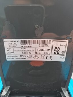 Prodám robotickou GARDENU se ZÁRUKOU + kabely, stanice - 5