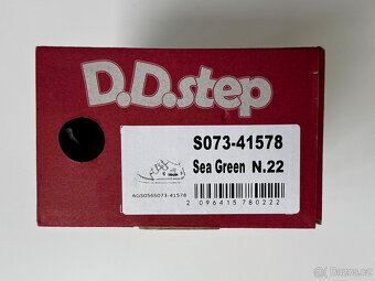 Barefoot tenisky D.D.step S073-41578 světle zelené, vel. 22 - 5