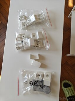 Policový díl IKEA JONAXEL – bílý - 5
